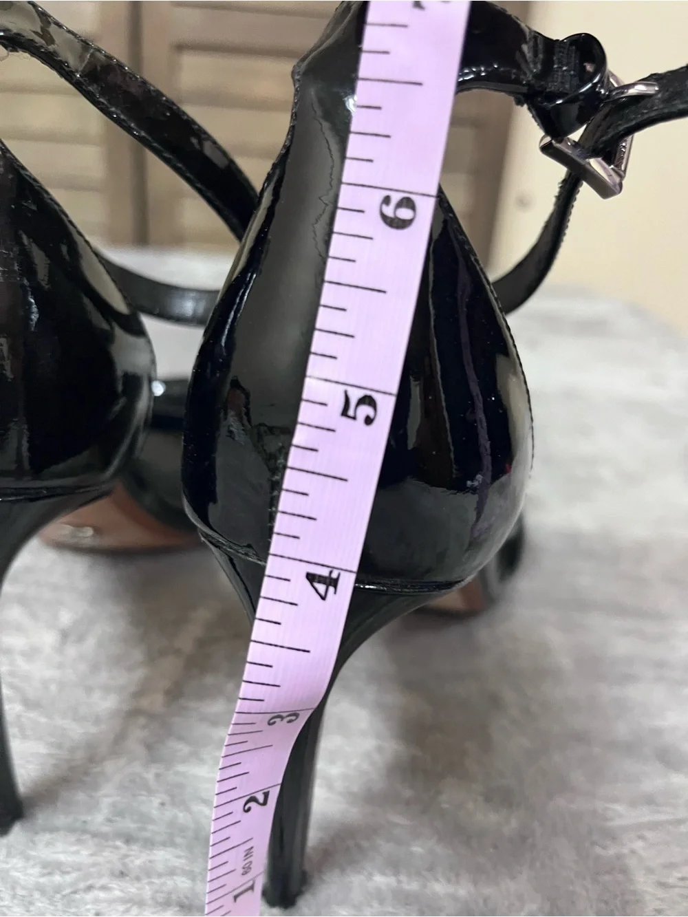Michael Kors Black Sequin Bow Ankle-Strap Heels